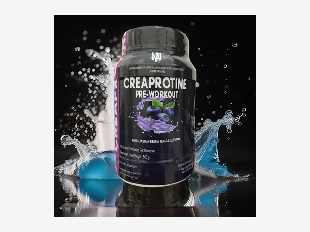 Foto produk CREAPROTINE Pre Workout 500g Platinum Gym Padang