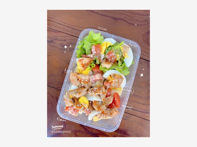 Foto produk Salad Sayur + Ayam Platinum Gym Padang